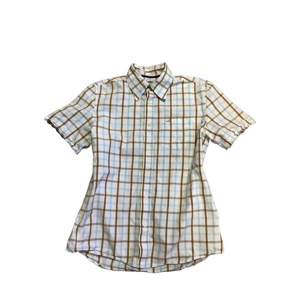 Hollister Mens Button Down Plaid L
